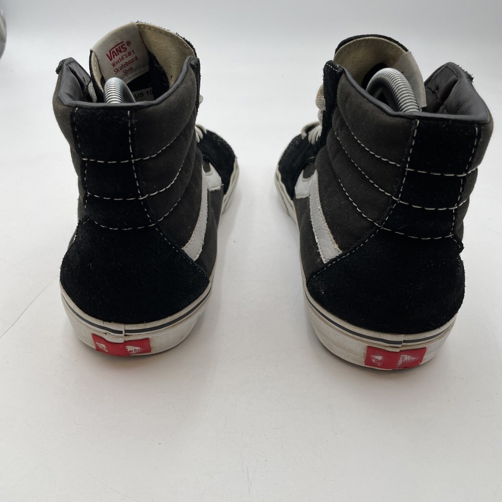 Vans Sk8-Hi OTW Men's Size 10 Suede Black White Casual High Top Sneaker Skate - Picture 4 of 9